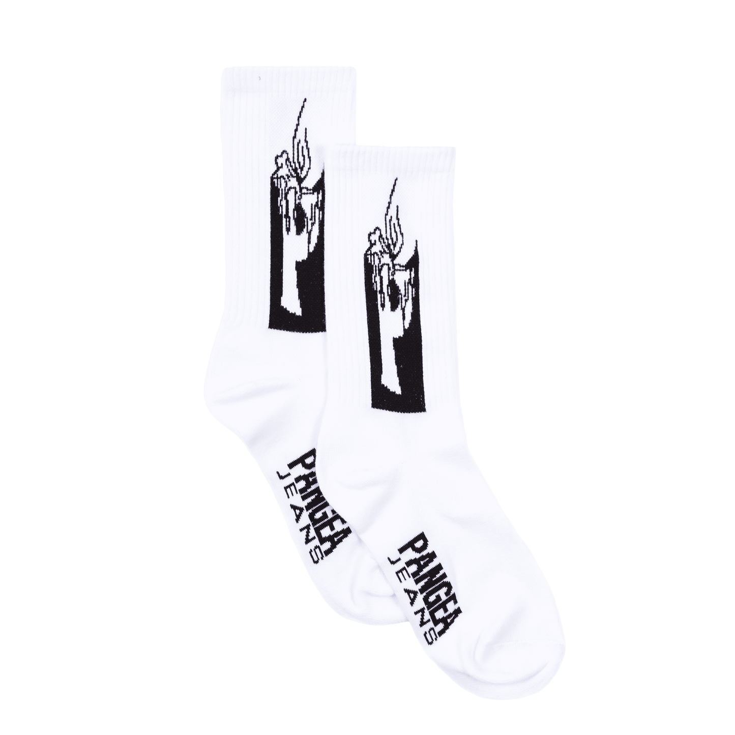 Candlestick Sock White