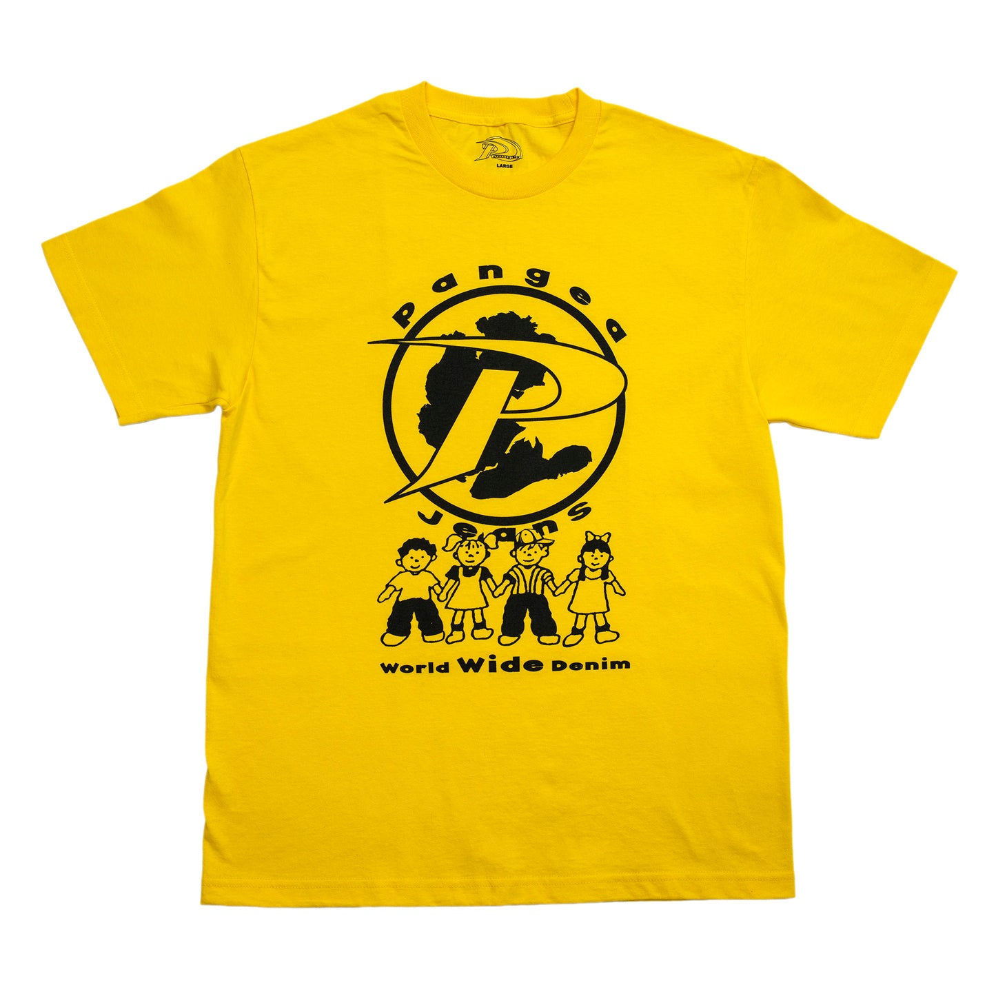 World WIDE Denim Tee Yellow