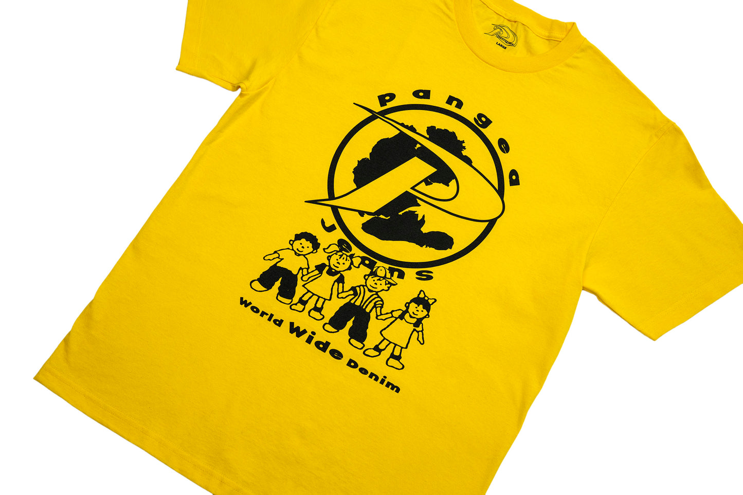 World WIDE Denim Tee Yellow
