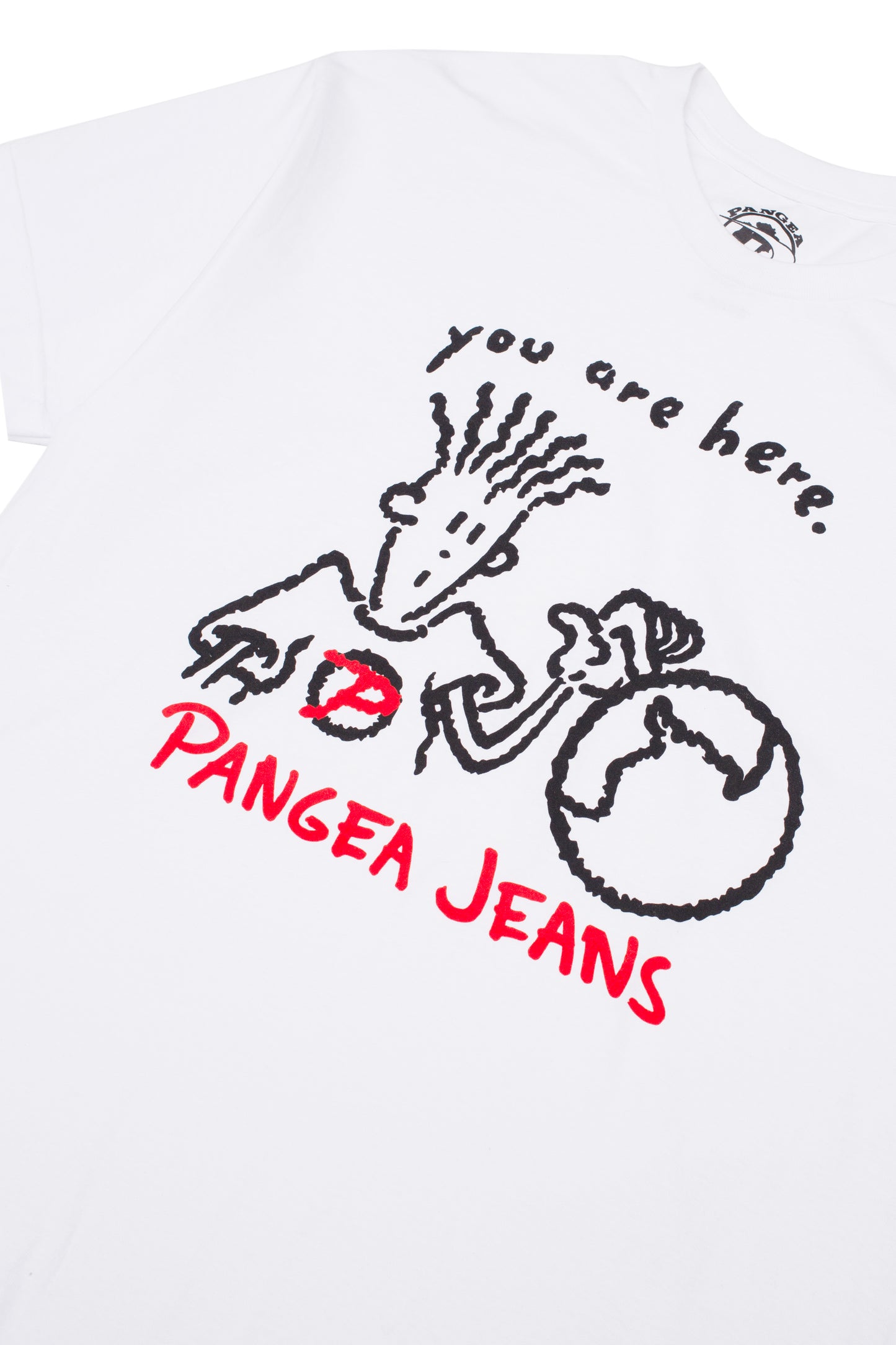 You Are Here Tee White