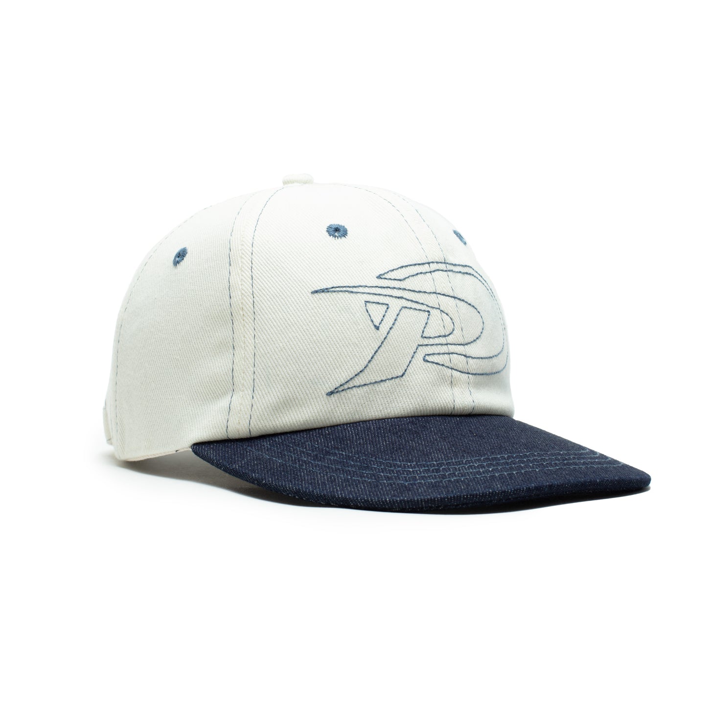 Upper Case P Hat - Sandstone/Denim