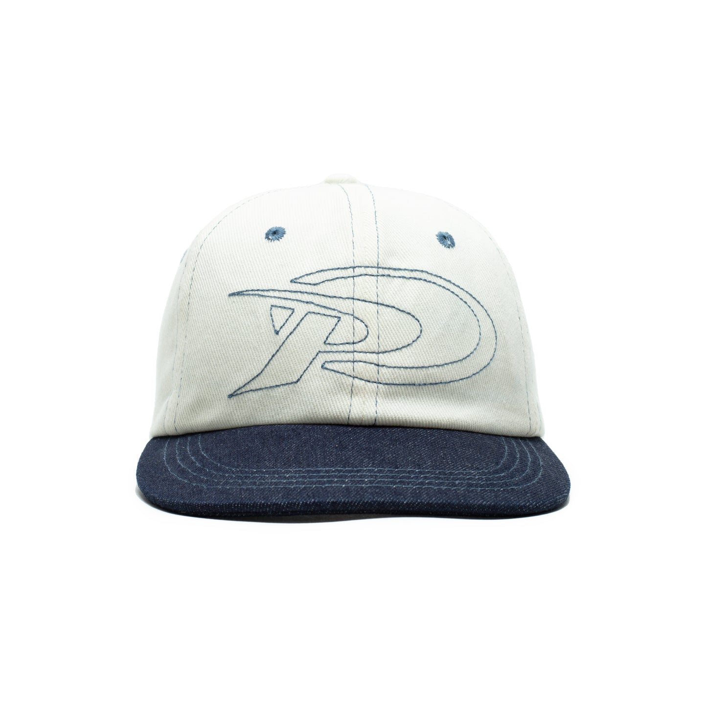 Upper Case P Hat - Sandstone/Denim