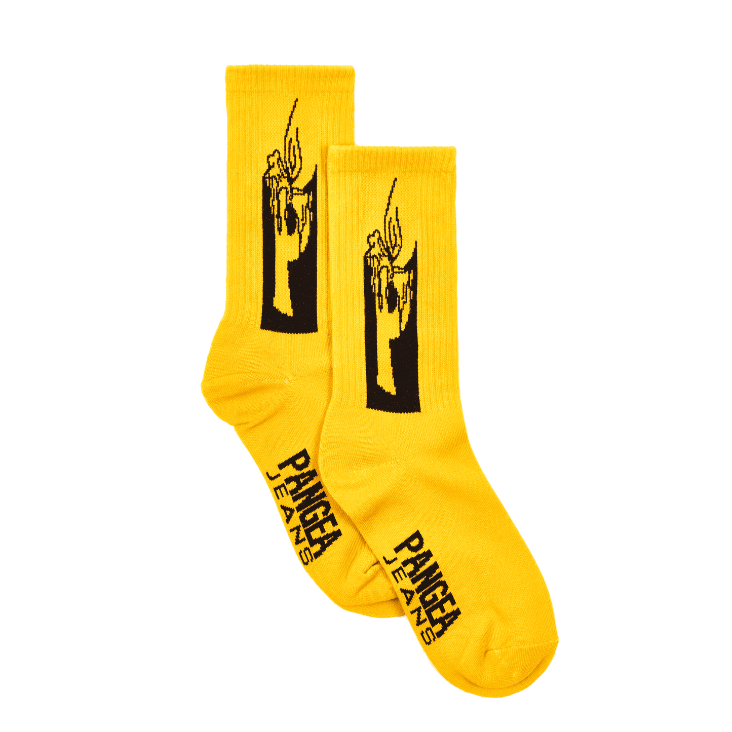 Candlestick Sock Yellow